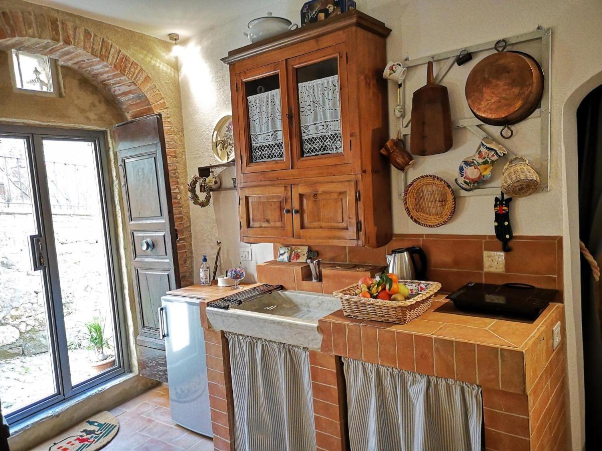 Casa Torta Hotel Monticchiello Buitenkant foto