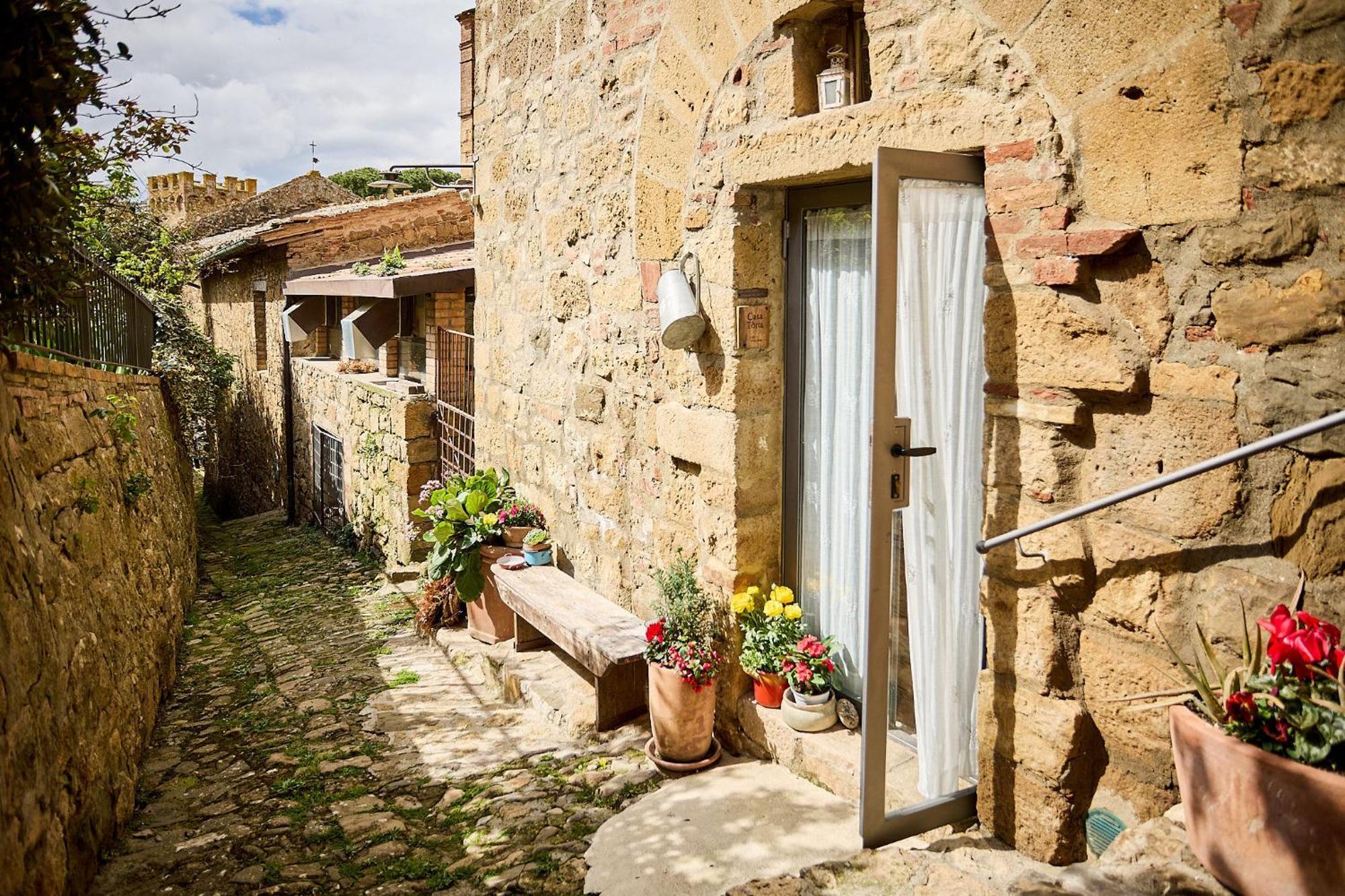 Casa Torta Hotel Monticchiello Buitenkant foto