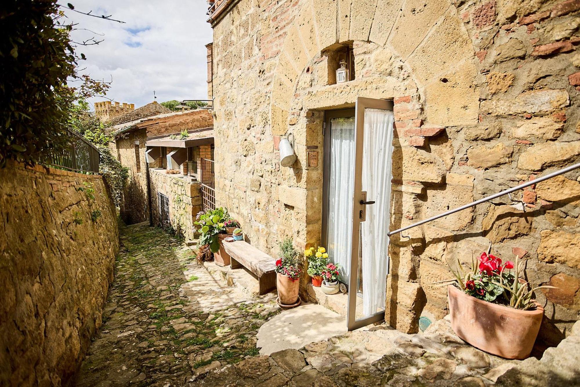 Casa Torta Hotel Monticchiello Buitenkant foto
