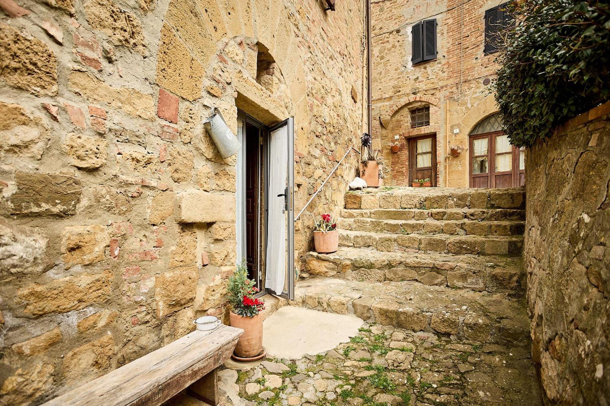 Casa Torta Hotel Monticchiello Buitenkant foto